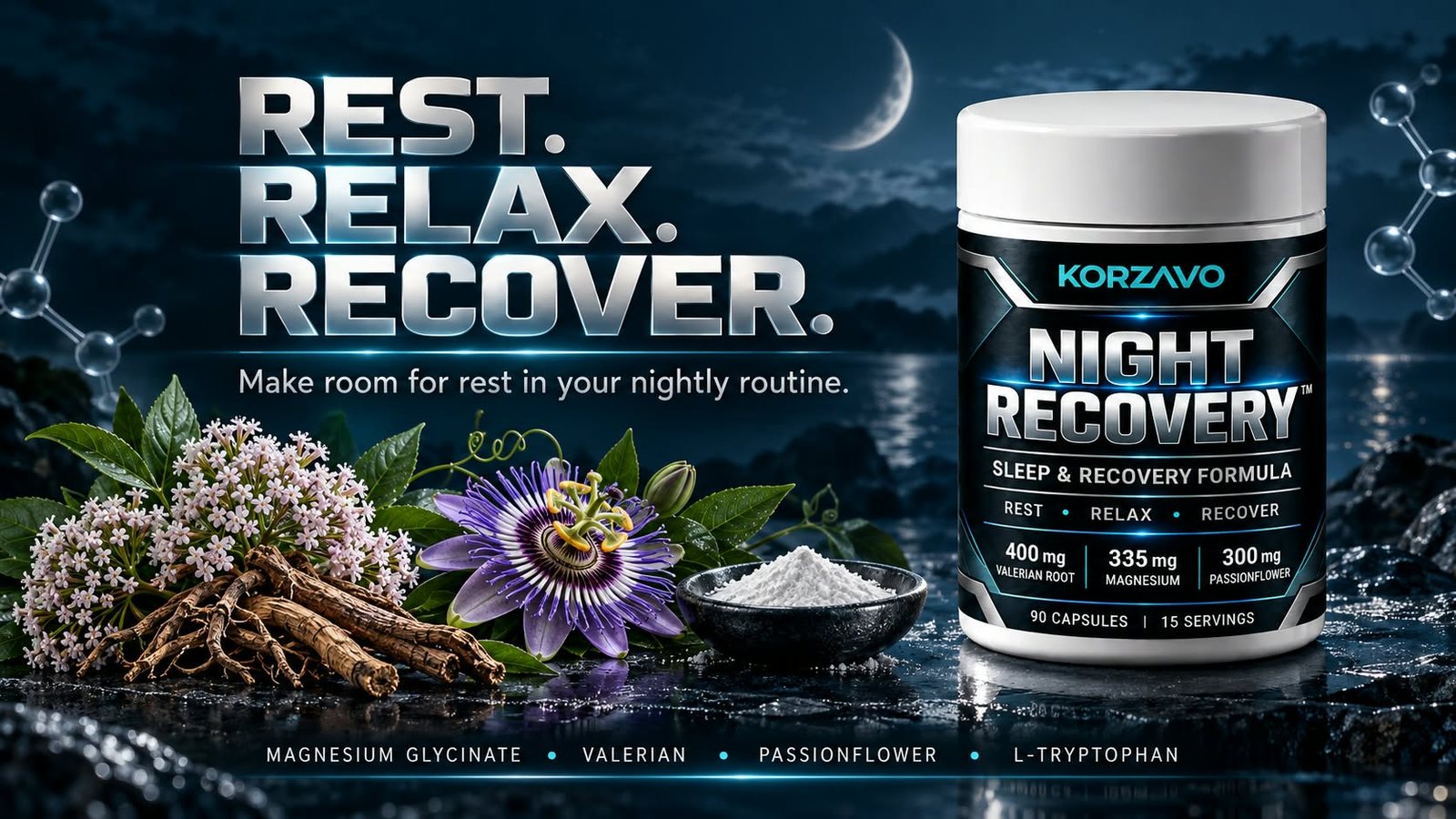 Rest. Relax. Recover. — NIGHT RECOVERY