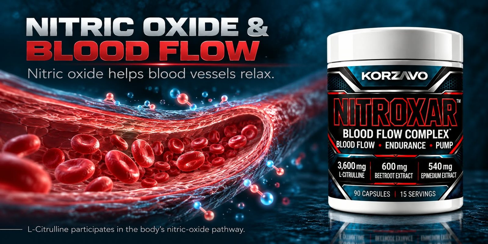 Nitric Oxide & Blood Flow — NITROXAR